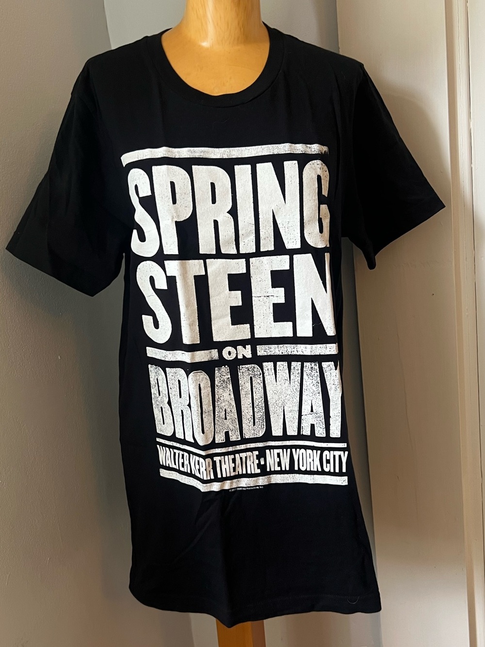 Springsteen on Broadway tee black graphic print M